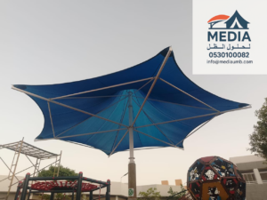 مظلات حوش حديدية مقاومة للصدأ في جدة